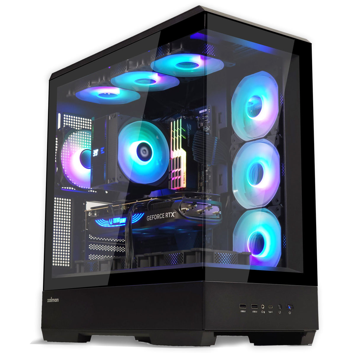 Корпус Zalman P50 Black - фото 6