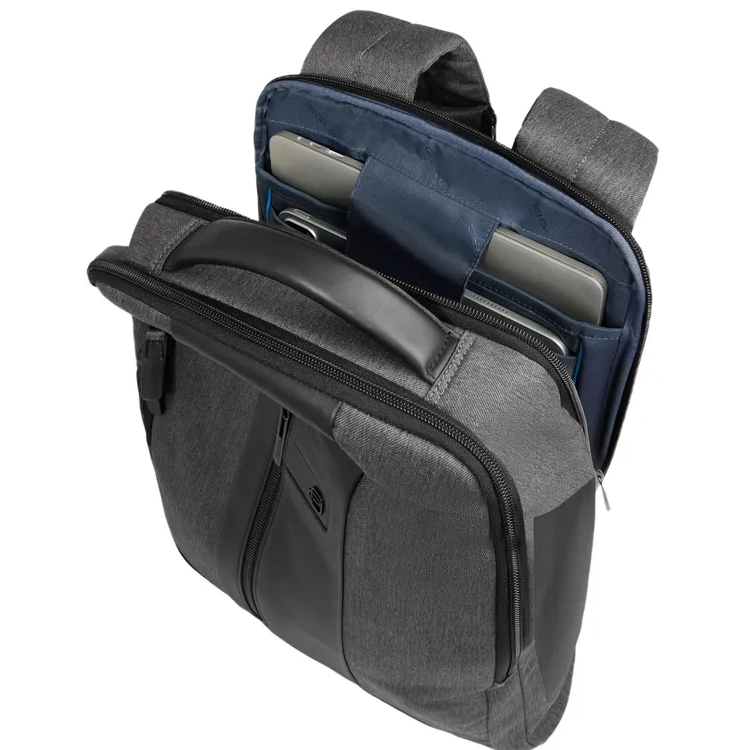 Рюкзак для ноутбука Piquadro Computer Backpack 15.6" Grey/Black (CA4818BR2/GRN) - фото 4