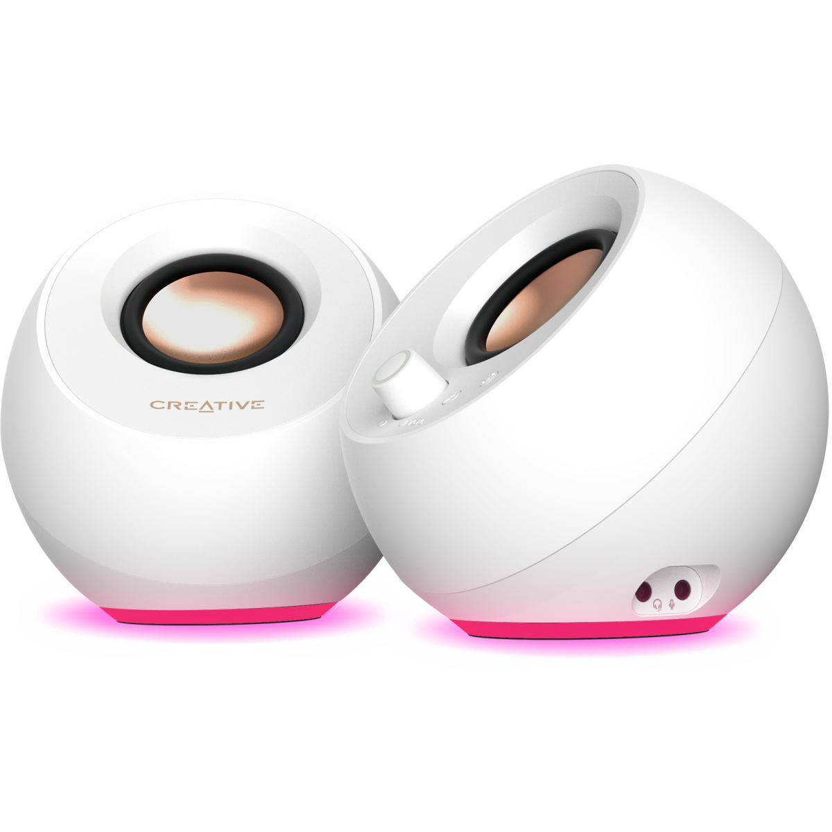 Колонки Creative Pebble Pro White with adapter - 51MF1710AA003+ADP