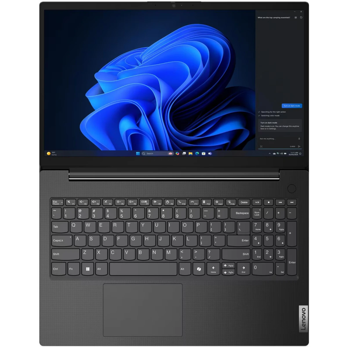 Ноутбук Lenovo V15 G5 IRL Business Black (83GW0066PB) - фото 4