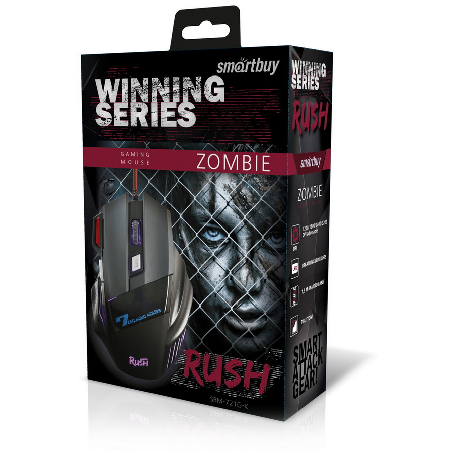 Мышь SmartBuy SBM-721G-K - фото 4
