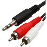 Кабель межблочный 3.5 Jack (M) - 2x RCA (M), 1м, 5bites AC35J2R-010M