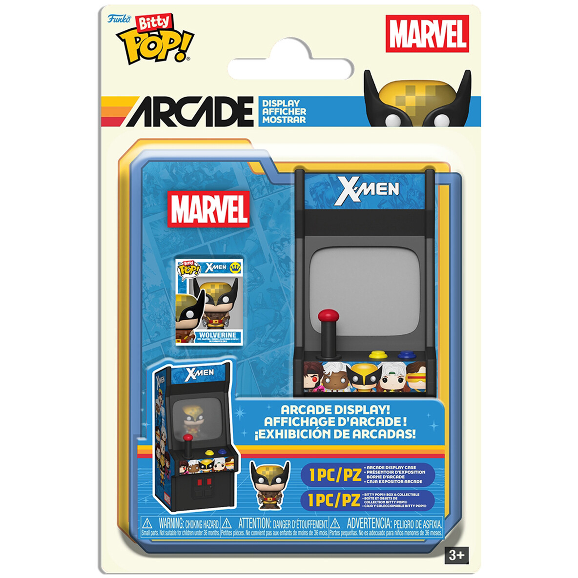 Фигурка Funko Bitty POP! Arcade Marvel X-Men Wolverine - 91395 - фото 4
