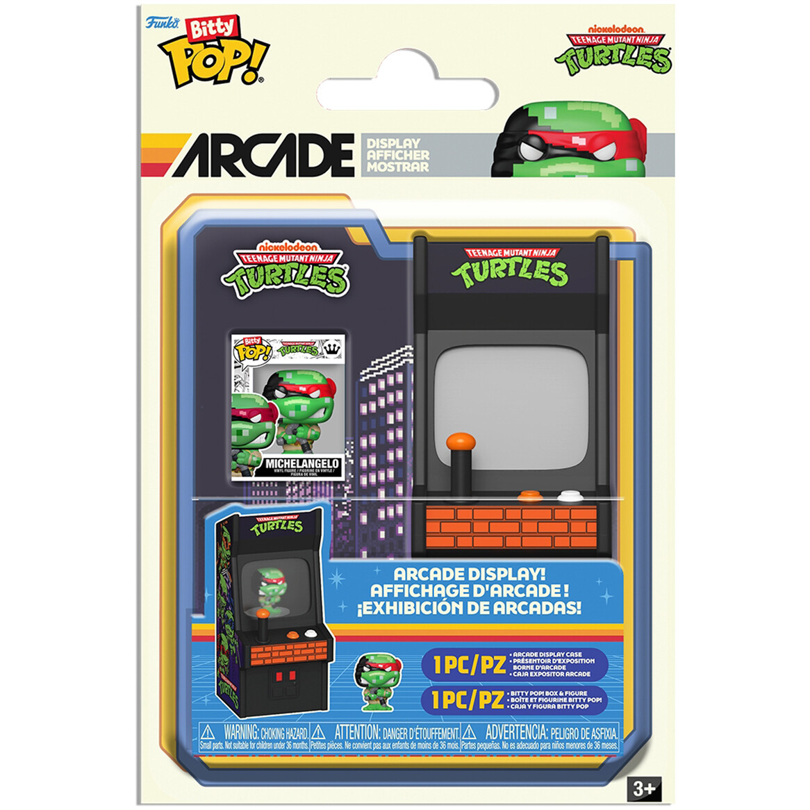 Фигурка Funko Bitty POP! Arcade TMNT Michelangelo - 90116 - фото 4
