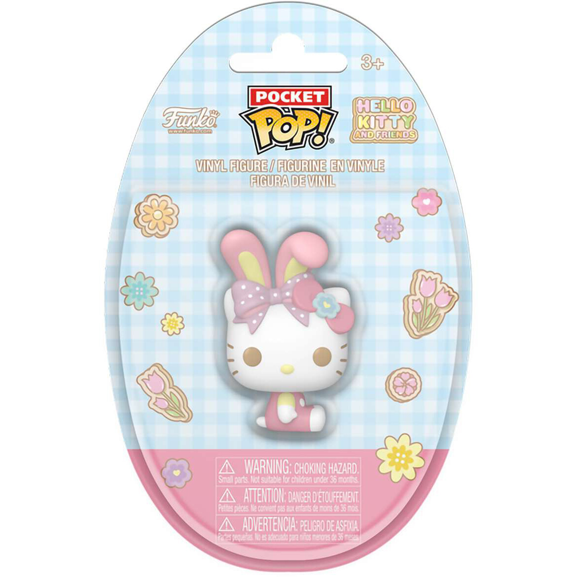 Фигурка Funko Pocket POP! Easter Egg Hello Kitty And Friends Hello Kitty with Bunny Ears - 89032 - фото 2