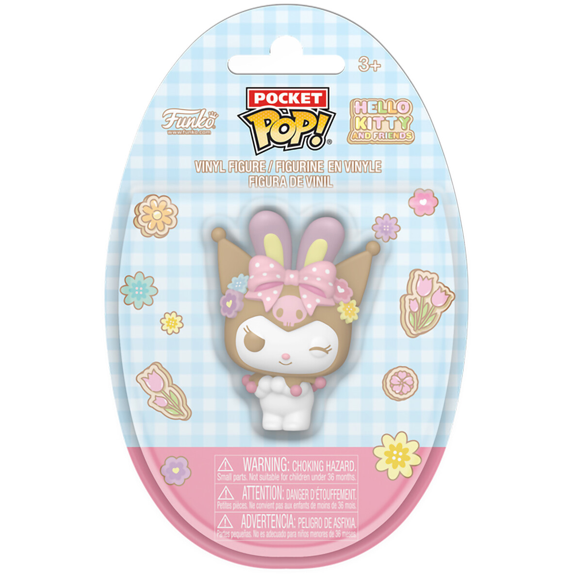 Фигурка Funko Pocket POP! Easter Egg Hello Kitty And Friends Kuromi with Bunny Ears - 89033 - фото 2