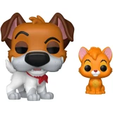Фигурка Funko POP! Disney Oliver and Company Dodger with Oliver (90329)