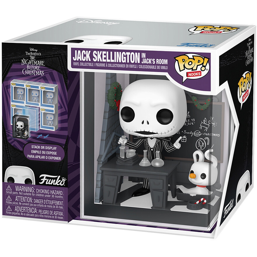 Фигурка Funko POP! Nooks Disney TNBC Jack Skellington’s Room - 90377 - фото 2