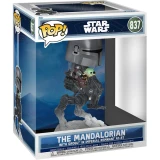 Фигурка Funko POP! Rides Bobble Star Wars M & G Mandalorian with Grogu (90812)