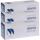 Картридж NV Print Q2612A-SET3 Black (NV-Q2612A-SET3)