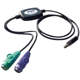 Кабель USB - 2x PS/2, 0.9м, ATEN UC10KM
