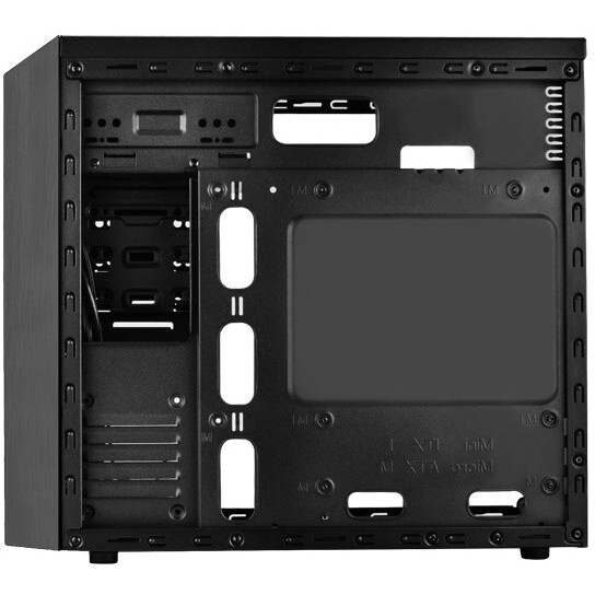 Корпус Silverstone Precision PS16B Black - SST-PS16B - фото 8