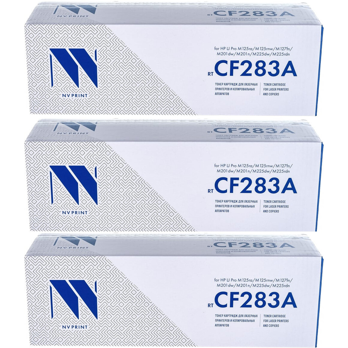 Картридж NV Print CF283A-SET3 Black