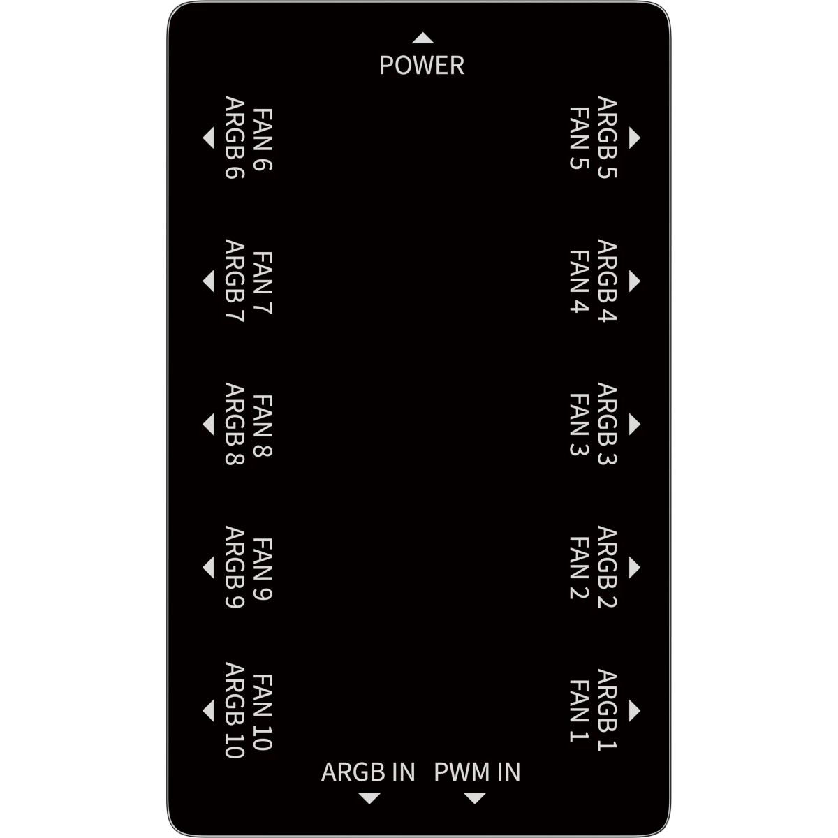 ..... Контроллер вентиляторов Ocypus Delta EH10 BK Б/У, без упаковки - Delta-EH10-BKN00XXX-GL - фото 3