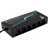 ..... Контроллер Thermalright TL-ARGB and FAN HUB x12 IR Black Б/У, сломана направляющая SATA (TL-ARGB-FAN-HUB-X12-IR-BL)