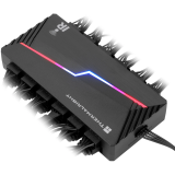 ..... Контроллер Thermalright TL-ARGB and FAN HUB x12 IR Black Б/У, сломана направляющая SATA (TL-ARGB-FAN-HUB-X12-IR-BL)