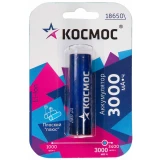 Аккумулятор КОСМОС KOC18650Li30FLBL1 (18650, 3000mAh, 1 шт.)