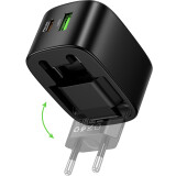 Сетевое зарядное устройство HOCO CS101A Black (6942007674416)