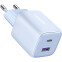 Сетевое зарядное устройство UGREEN Nexode 35W USB C Charger Blue (35859)