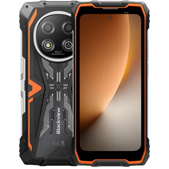 Смартфон Blackview ROCK 2 8/256GB Black/Orange - 6931548325512