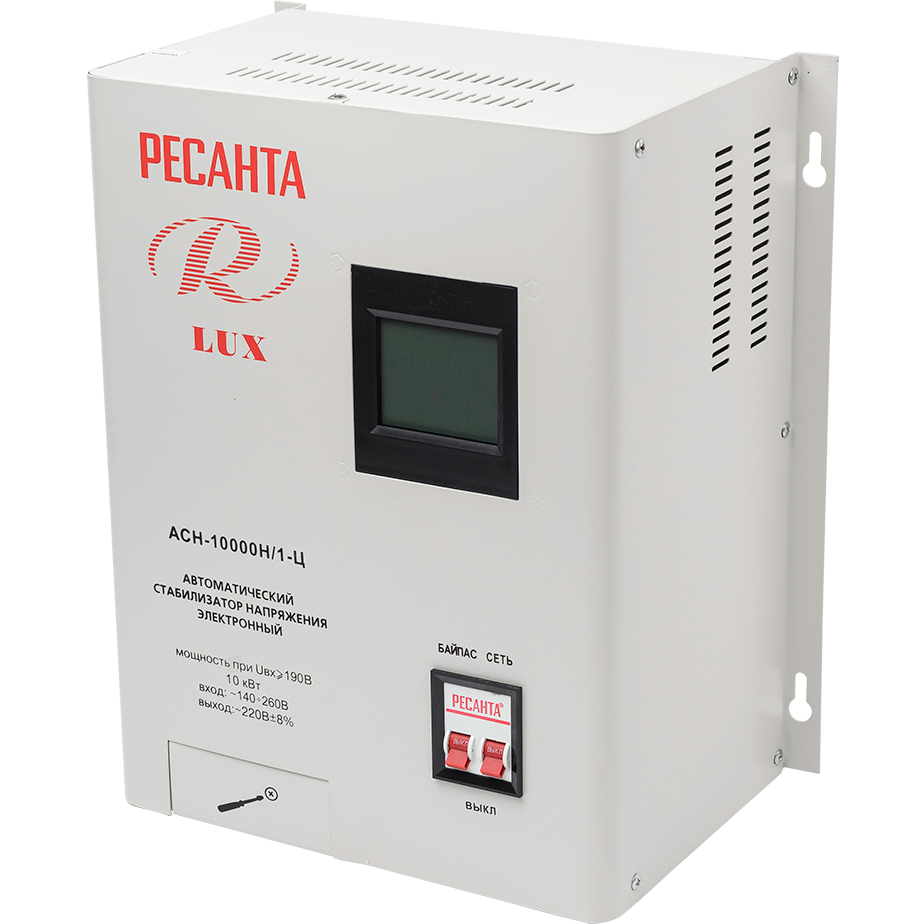 Стабилизатор напряжения Ресанта АСН-10000Н/1-Ц - 63/6/18
