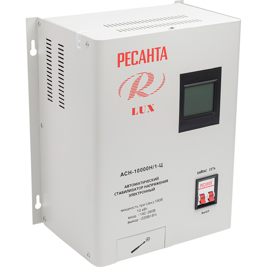 Стабилизатор напряжения Ресанта АСН-10000Н/1-Ц - 63/6/18 - фото 3