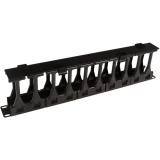Кабельный органайзер Cabeus JB08-1U-100-PL-BK