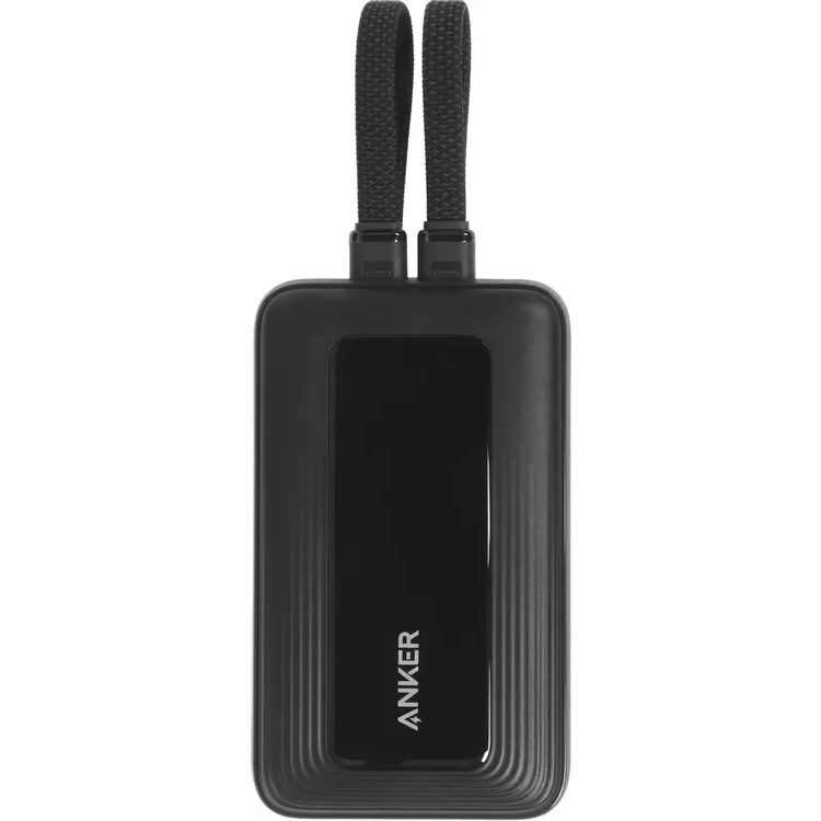 Внешний аккумулятор Anker Zolo Power Bank 10K (Built-In USB-C Cable) Black - A1680H12 - фото 2