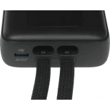 Внешний аккумулятор Anker Zolo Power Bank 10K (Built-In USB-C Cable) Black (A1680H12)