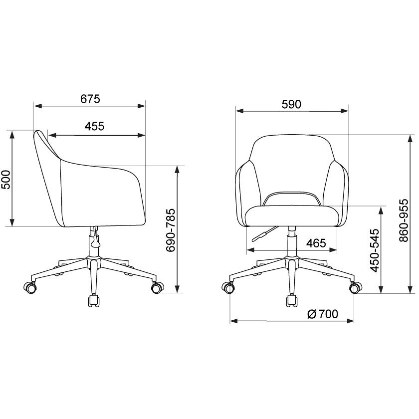 Офисное кресло Бюрократ CH-390SL Black - CH-390SL/ALFA-BLACK - фото 11