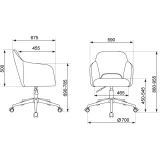 Офисное кресло Бюрократ CH-390SL Grey (CH-390SL/ALFA-DGREY)