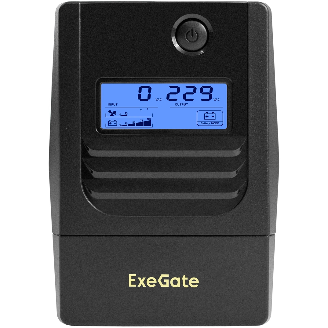 ИБП ExeGate Smart LB-600.LCD.AVR.4C13 - EX299751RUS - фото 2