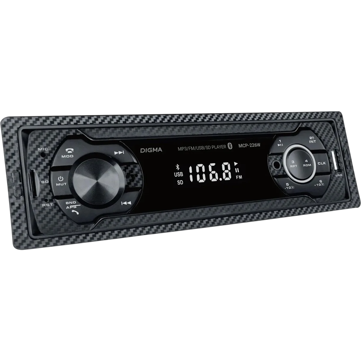 Автомагнитола Digma MCP-226W - фото 2