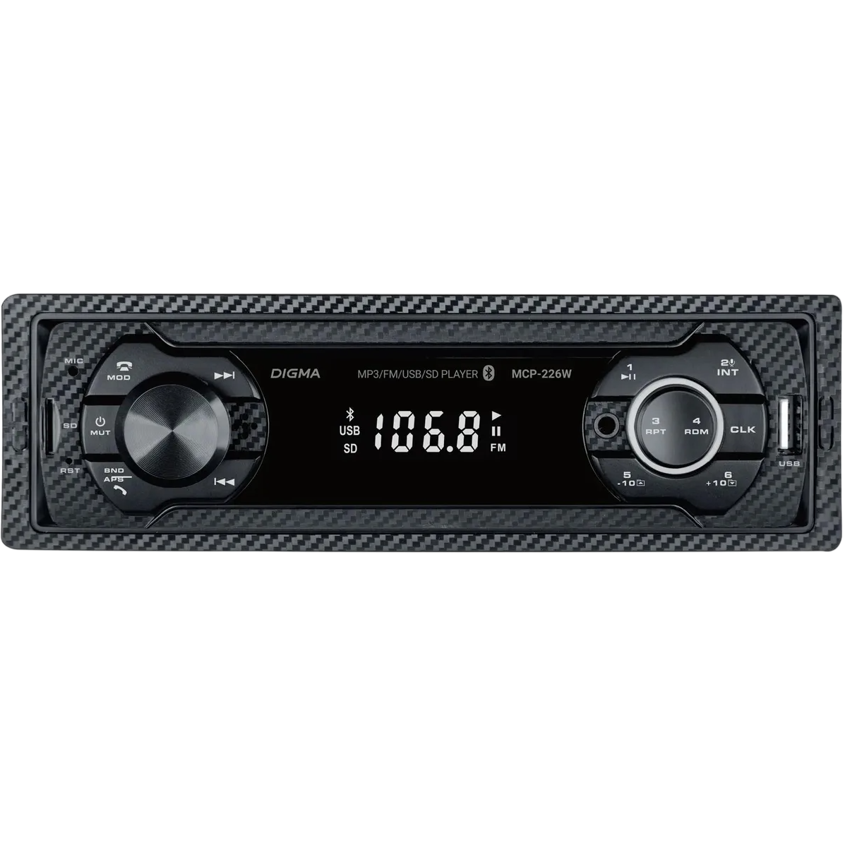 Автомагнитола Digma MCP-226W - фото 3