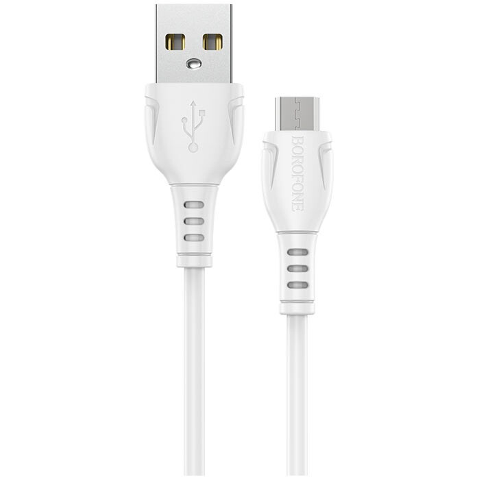 Кабель USB A (M) - microUSB B (M), 1м, Borofone BX51 White