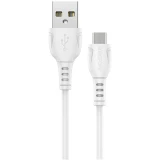Кабель USB A (M) - microUSB B (M), 1м, Borofone BX51 White (B-43923)