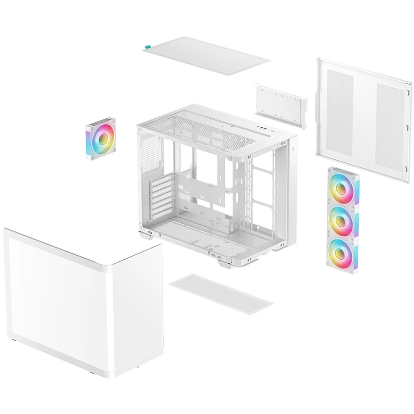 Корпус DeepCool CG530U 4F White - R-CG530U-WHAGA4-G - фото 8