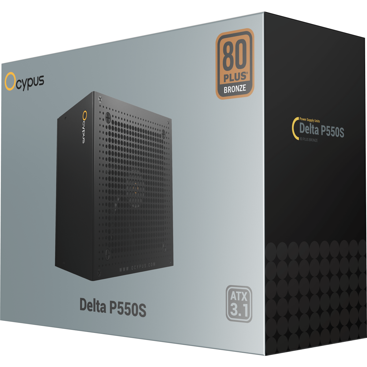 Блок питания 550W Ocypus Delta P550S - Delta-P550S-BDFBK025X-EU - фото 8
