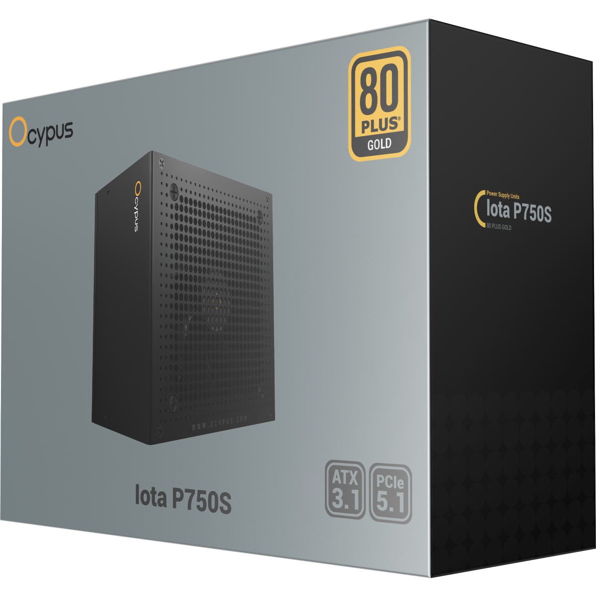 Блок питания 750W Ocypus Iota P750S - Iota-P750S-GFFBK025X-EU - фото 9