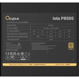 Блок питания 850W Ocypus Iota P850S (Iota-P850S-GFFBK025X-EU)