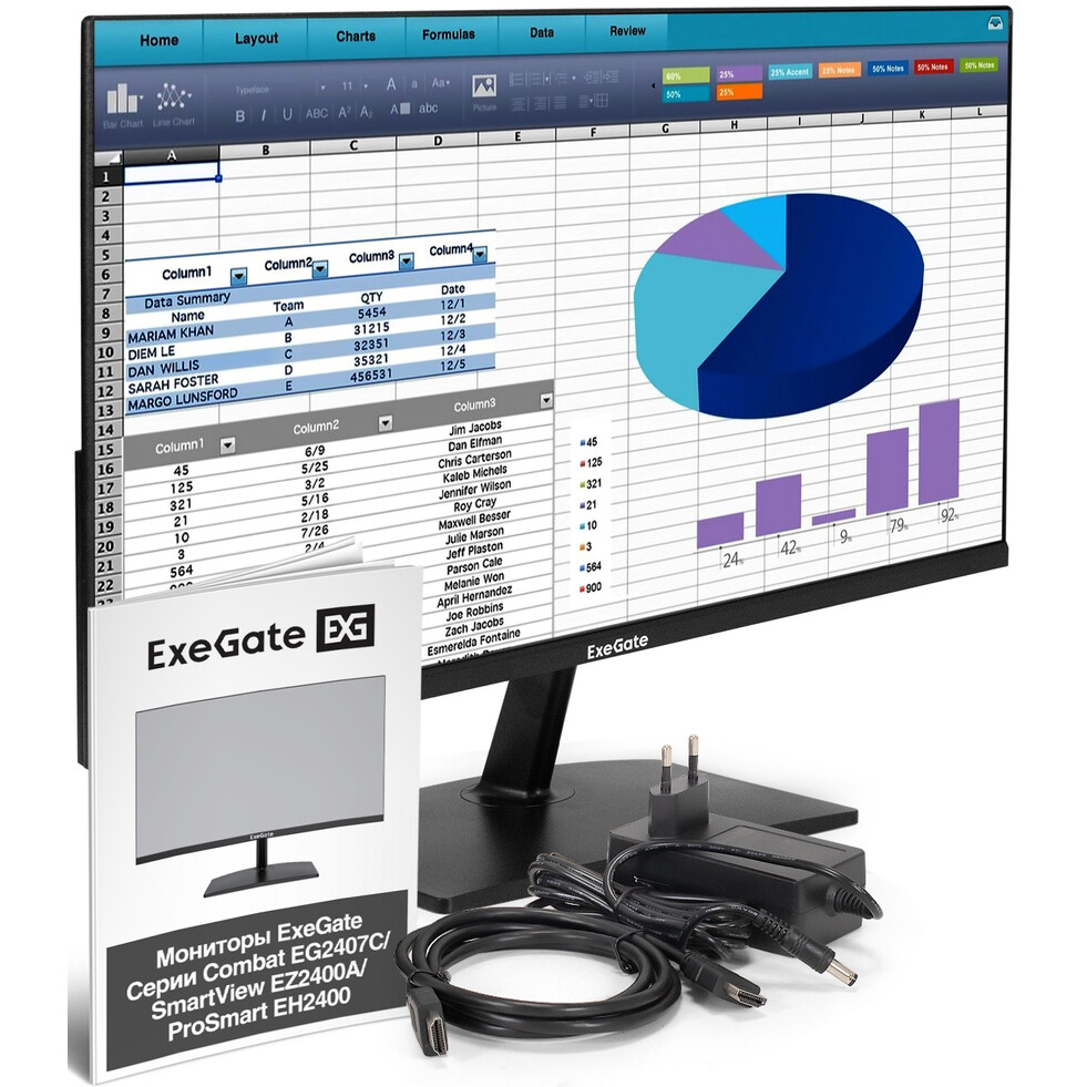 Монитор ExeGate 24" SmartView EZ2400A - EX300420RUS - фото 6