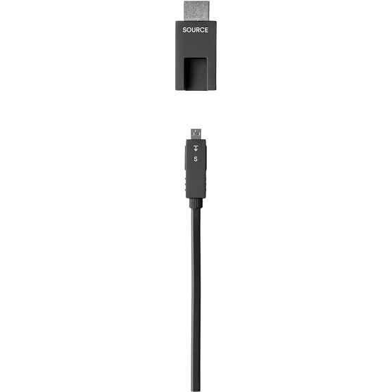 Переходник HDMI (M) - Micro HDMI (F), Wize WHD20-TB