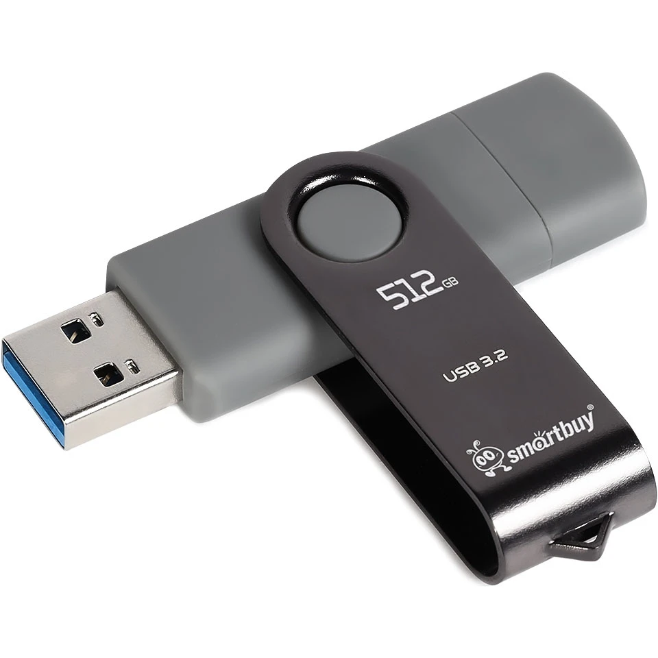 USB Flash накопитель 512GB SmartBuy Twist Dual (SB512GB3DUOTWK)