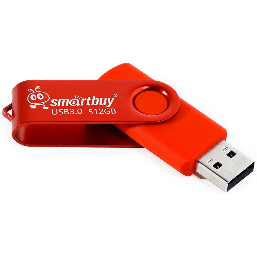 USB Flash накопитель 512GB SmartBuy Twist Red (SB512GB3TWR)