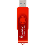 USB Flash накопитель 512GB SmartBuy Twist Red (SB512GB3TWR)