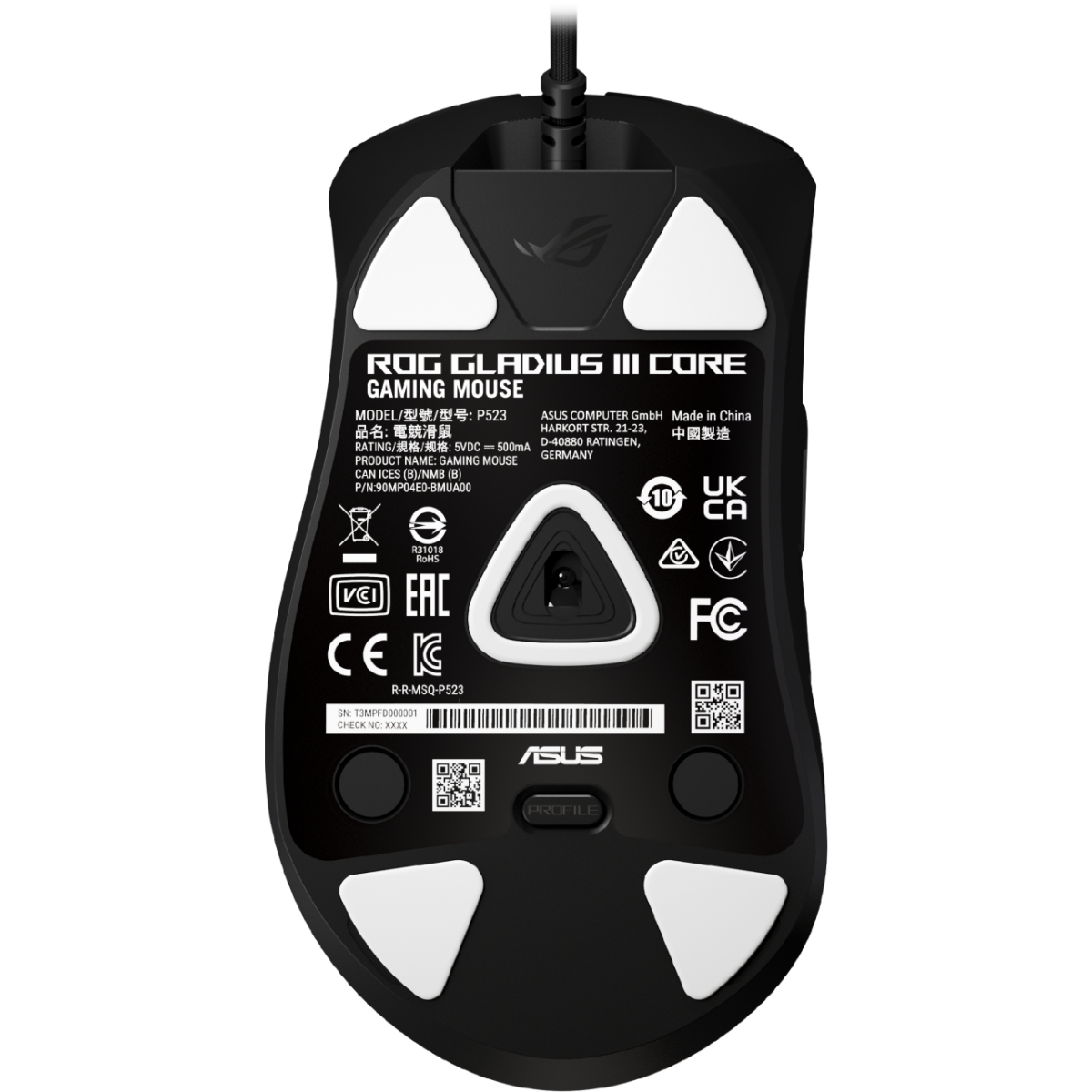 Мышь ASUS ROG GLADIUS III CORE - 90MP04E0-BMUA00 - фото 7