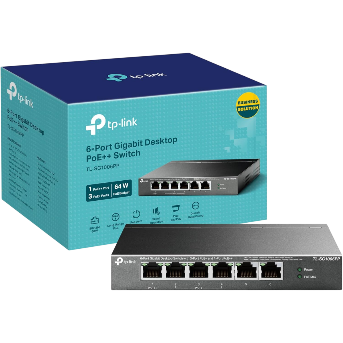 Коммутатор (свитч) TP-Link TL-SG1006PP - фото 4