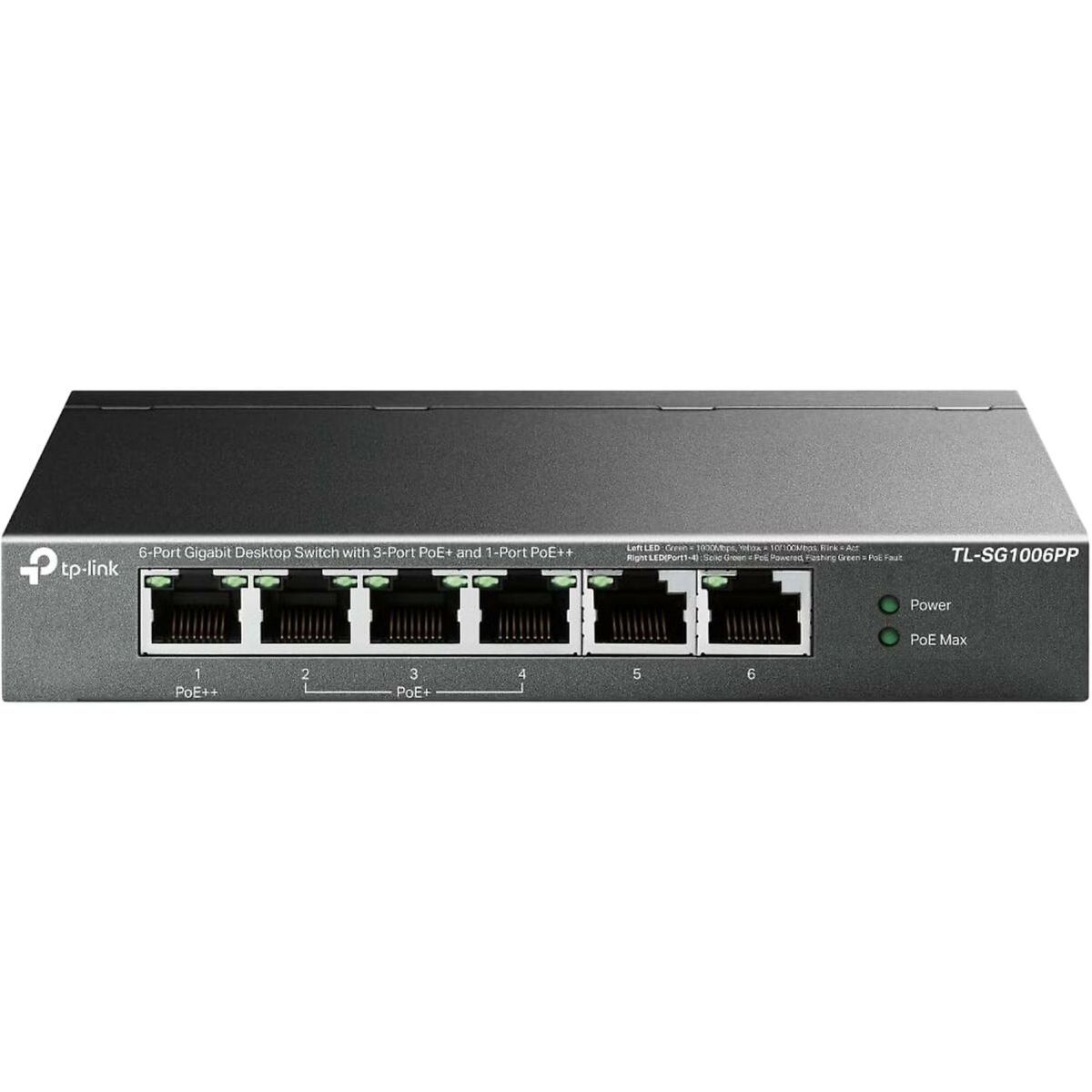 Коммутатор (свитч) TP-Link TL-SG1006PP - фото 2