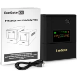 ИБП ExeGate SpecialPro Smart LLB-1000.LCD.AVR.4SH.USB (EX299949RUS)