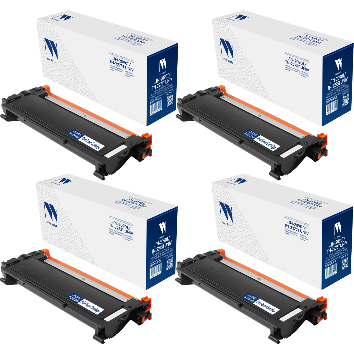 Картридж NV Print TN2090T/TN2275TU-SET4 - NV-TN-2090T/TN-2275T UNIV-SET4